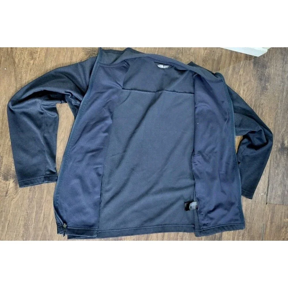 The North Face Jacket Mens Size Large Blue Full Zip Pockets Lightweight